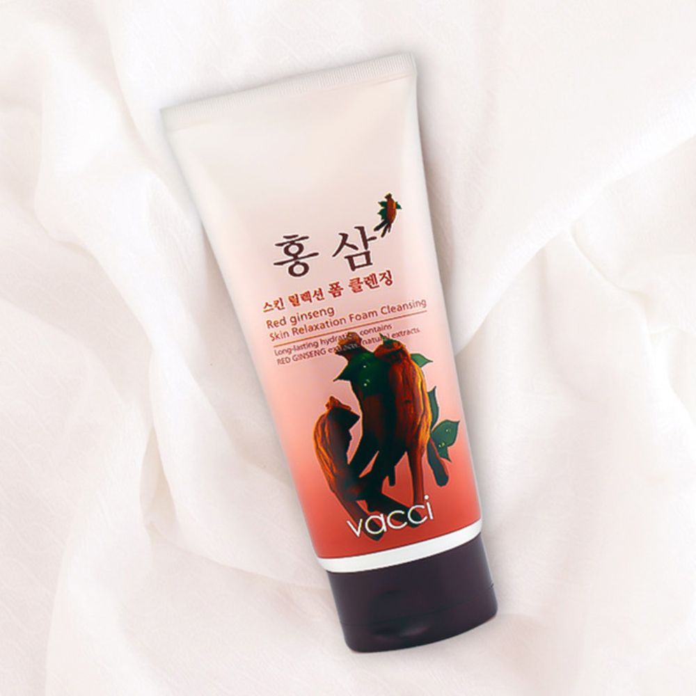VACCI Red Ginseng Skin Relaxation Foam - 180ml Vacci