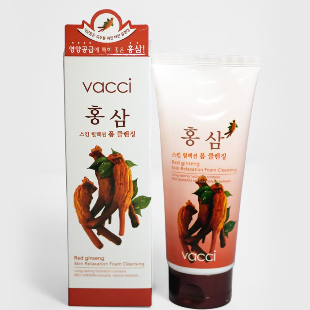 VACCI Red Ginseng Skin Relaxation Foam - 180ml Vacci
