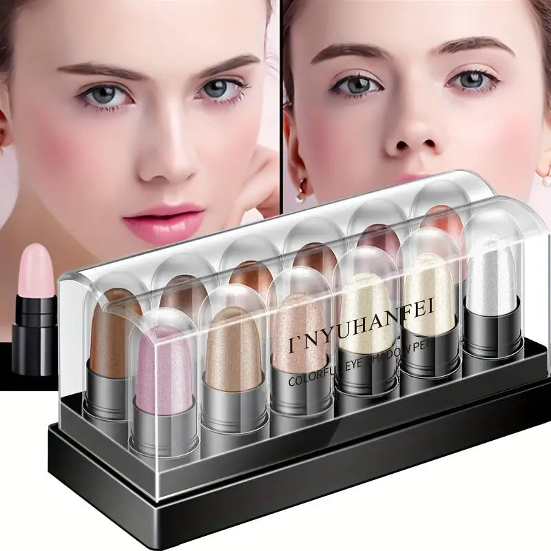 12-Color Eyeshadow and Highlighter Set MUVAYA