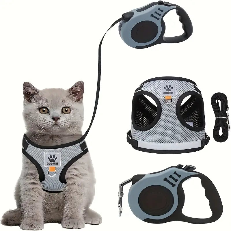 Escape-Proof Pet Harness and Leash Set MUVAYA
