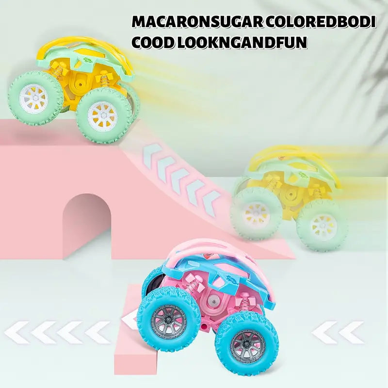 Colorful Macaron Monster Truck Toy – Durable and Fun Vehicle for Kids MUVAYA
