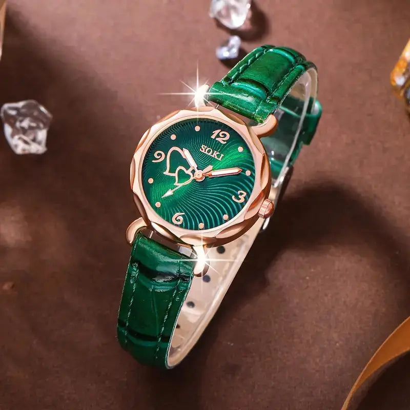 6pcs Women's Quartz Watch Set MUVAYA