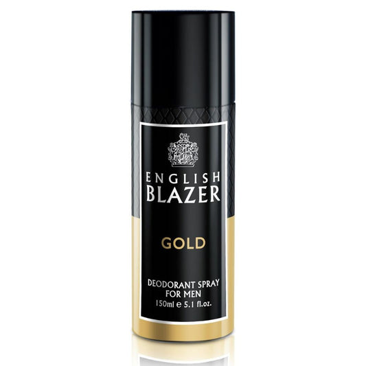 English Blazer Gold Deodorant Spray for Men - 150ml English Blazer