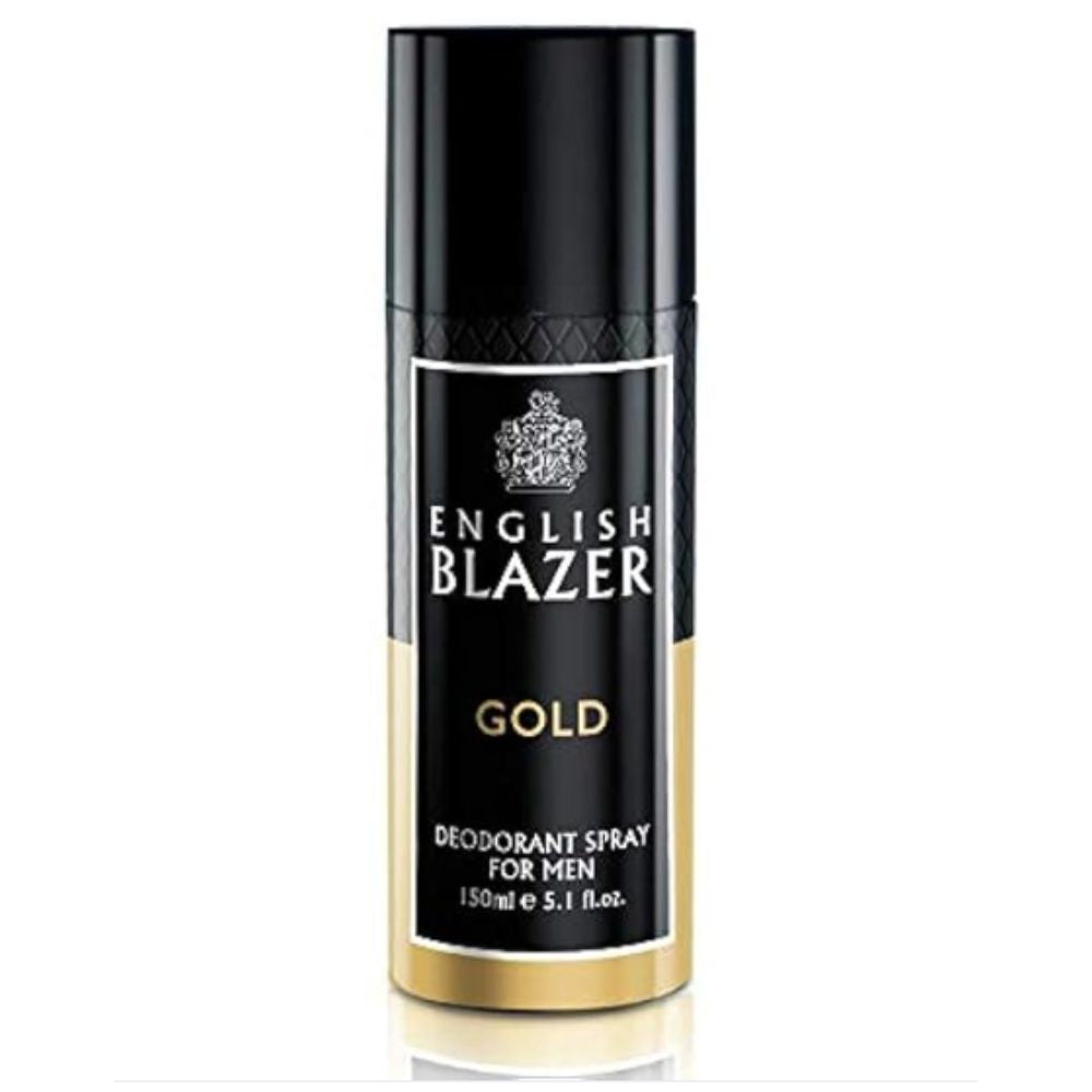 English Blazer Gold Deodorant Spray for Men - 150ml English Blazer