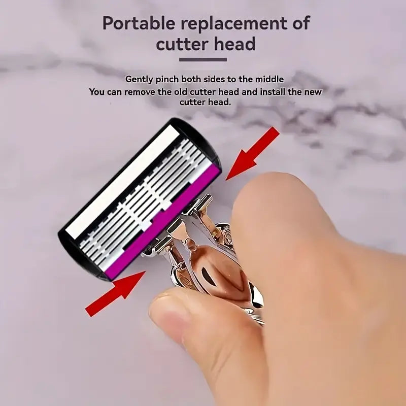 Manual Razor Set Of 6 Blades MUVAYA