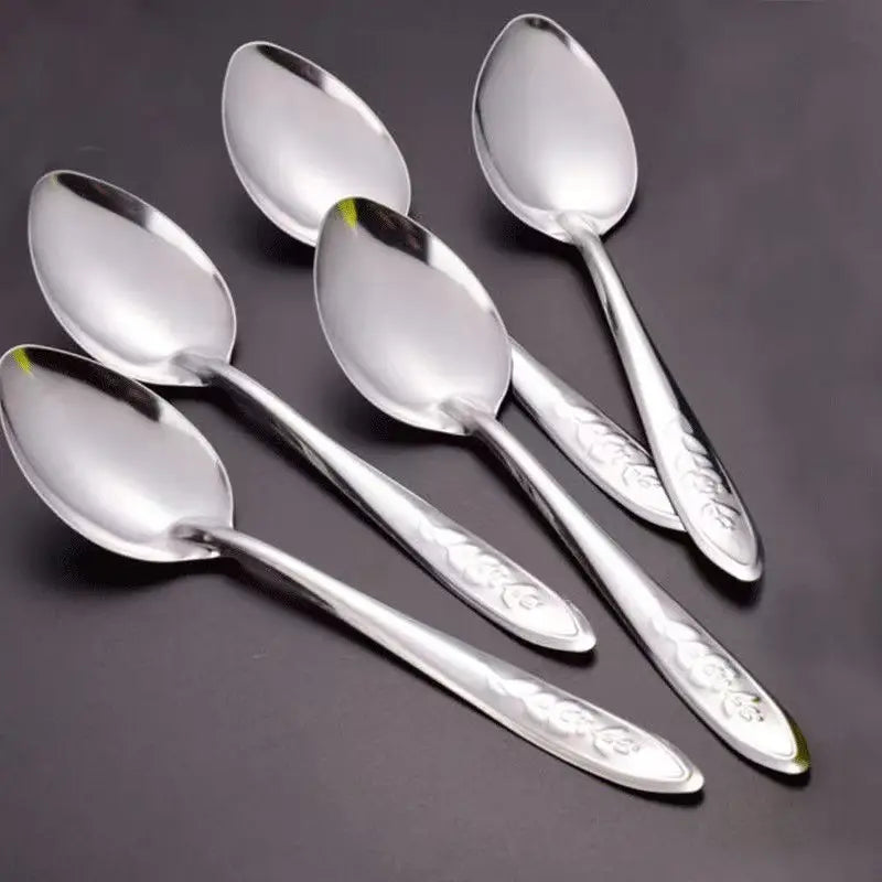 Stainless Steel Rose Spoons Set MUVAYA
