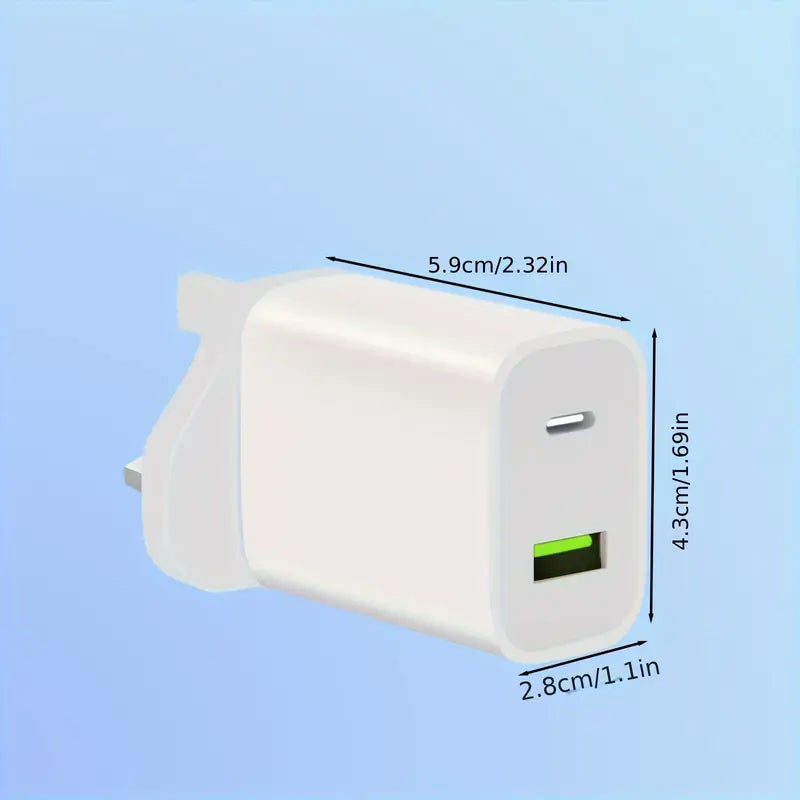2Pcs USB-C Fast Wall Charger MUVAYA