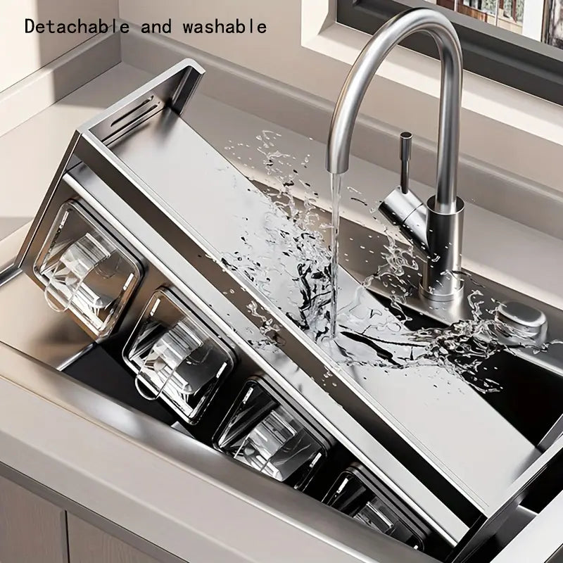 Wall-Mounted Spice Organizer Rack MUVAYA