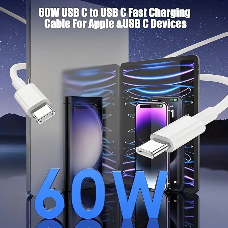 Fast Charging USB Type-C Cable USB-C to USB-C MUVAYA