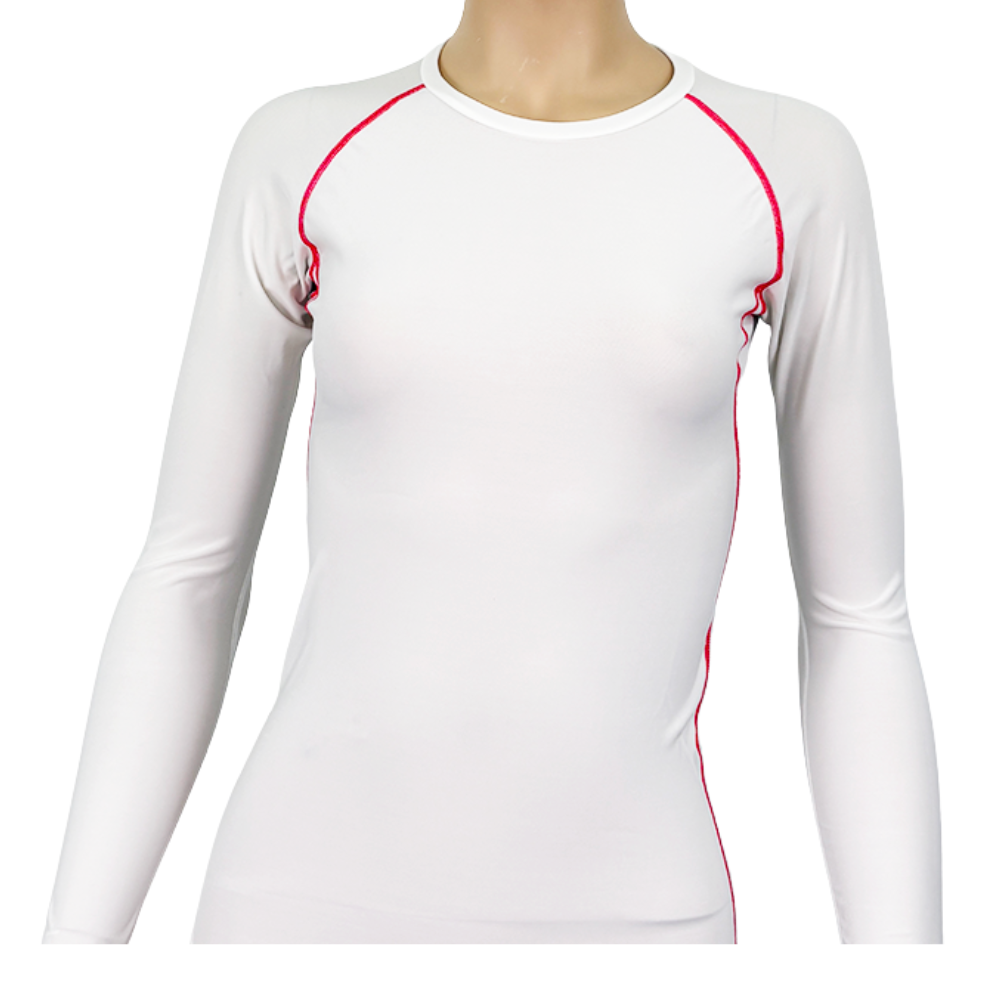 Lady's Crewneck longsleeve Backmesh UV protector Applerind