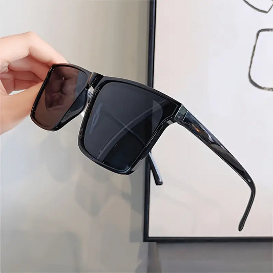 Oversized Square Retro Fashion Eyeglasses for Men and Women MUVAYA