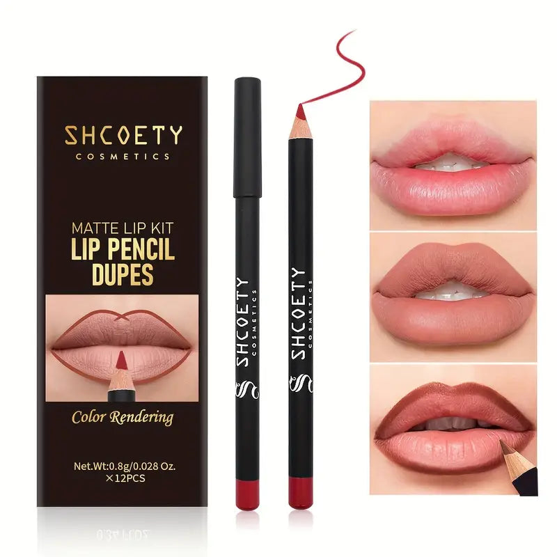 Color Matte Lipstick Lip Liner MUVAYA