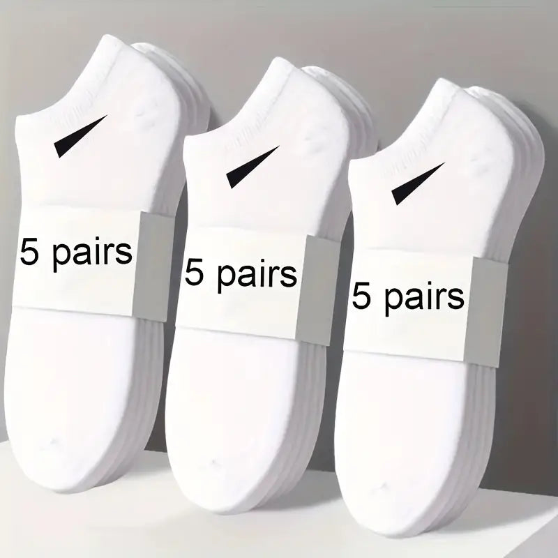 5 Pairs Men's Breathable Socks MUVAYA