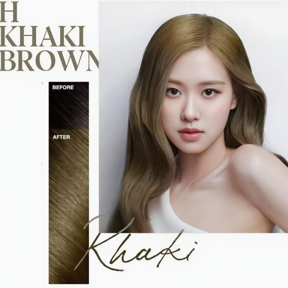 Mise En Scene Hello Bubble Hair Color 7K - Ash Khaki Brown Mise En Scene