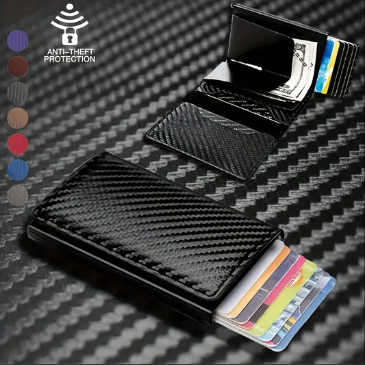 Ultra-Thin RFID-Blocking Men'S Wallet MUVAYA