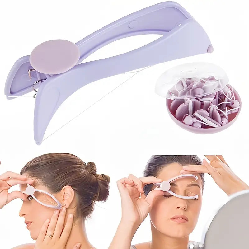 Compact Mini Facial Hair Remover | Spring Thread Epilator MUVAYA