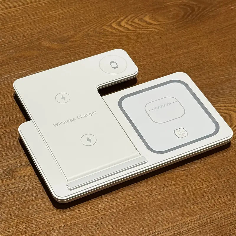 3-in-1 Foldable Wireless Charging Station for Multiple Devices MUVAYA
