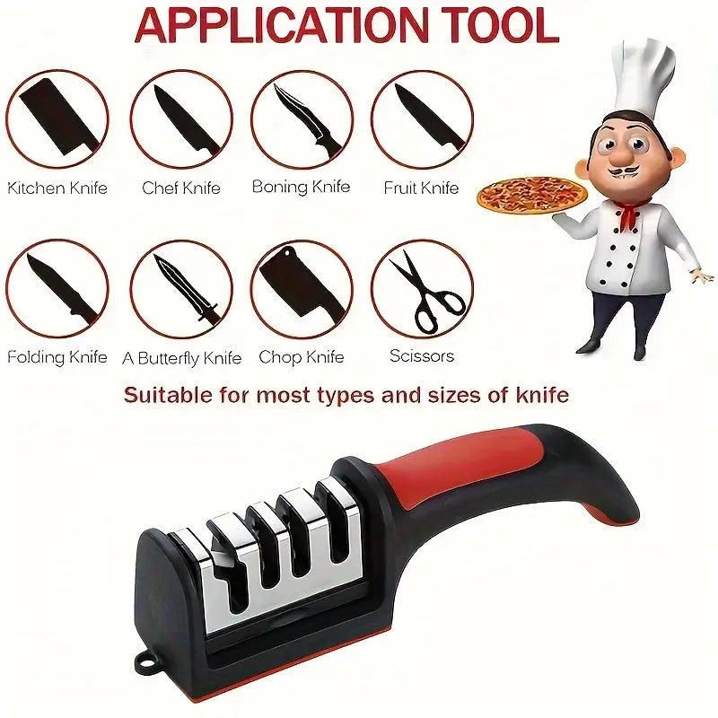4-Stage Multifunctional Knife Sharpener MUVAYA