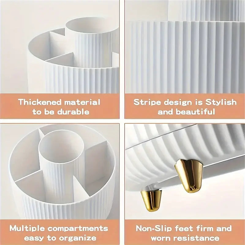 360° Rotating Makeup Organizer MUVAYA