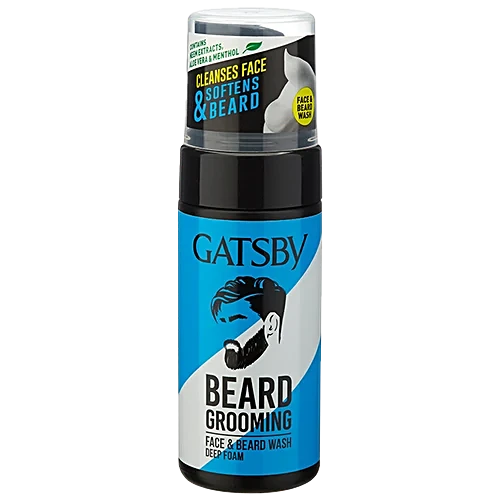 GATSBY Beard Grooming FACE & BEARD WASH MUVAYA