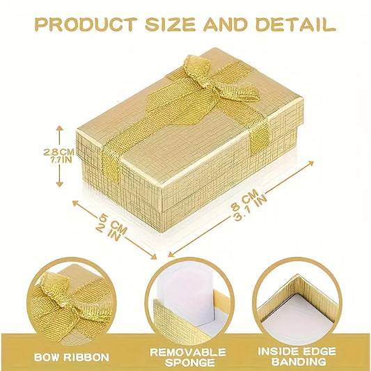 Jewelry Gift Box with Elegant Black & Golden design MUVAYA