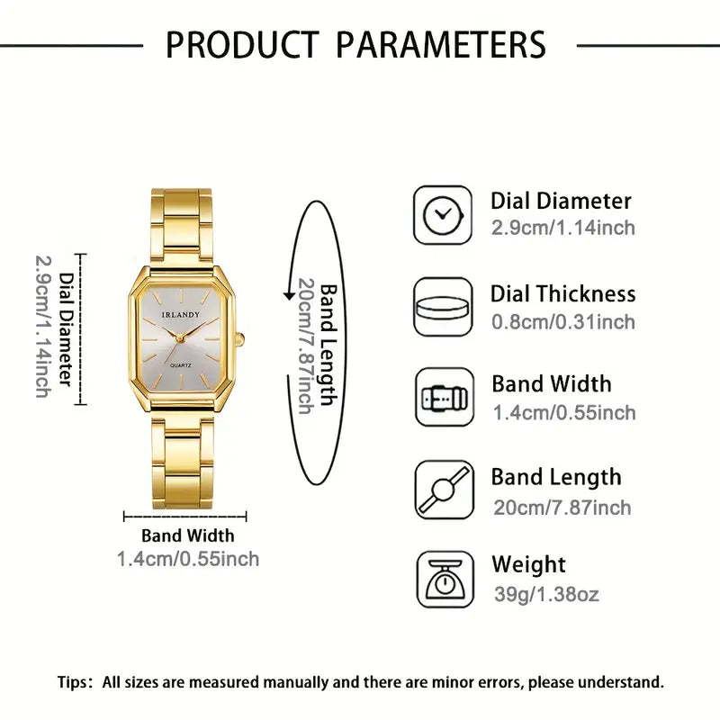 Elegant Women'S Watch Gift Set 6pcs MUVAYA