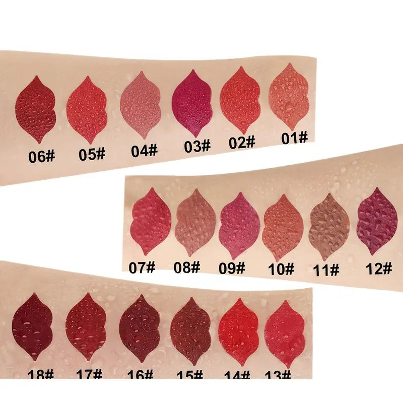 Set of 18 Colorful Capsule Lipstick Pills MUVAYA