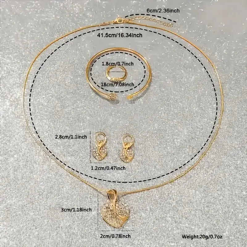 6pcs Elegant Women's Quartz Watch Set MUVAYA