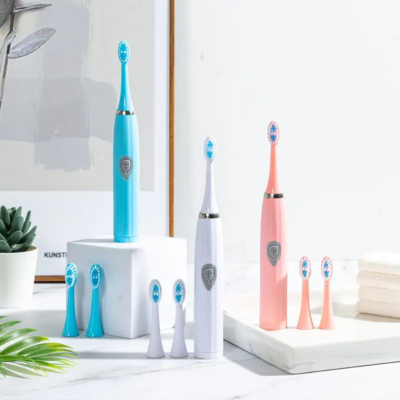 Electric Toothbrush Set with 8 Brush Heads MUVAYA