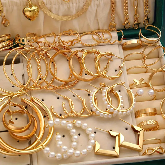 54pcs Women'S Jewelry Set MUVAYA