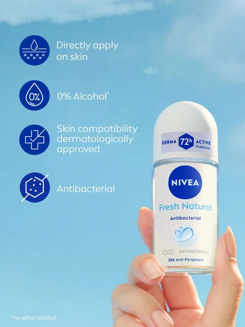 NIVEA Fresh Natural Roll On MUVAYA