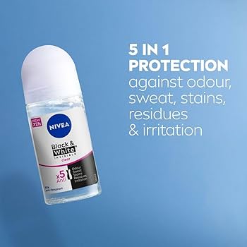 NIVEA black & white invisible roll on MUVAYA