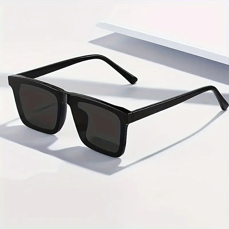 Oversized Square Retro Fashion Eyeglasses for Men and Women MUVAYA