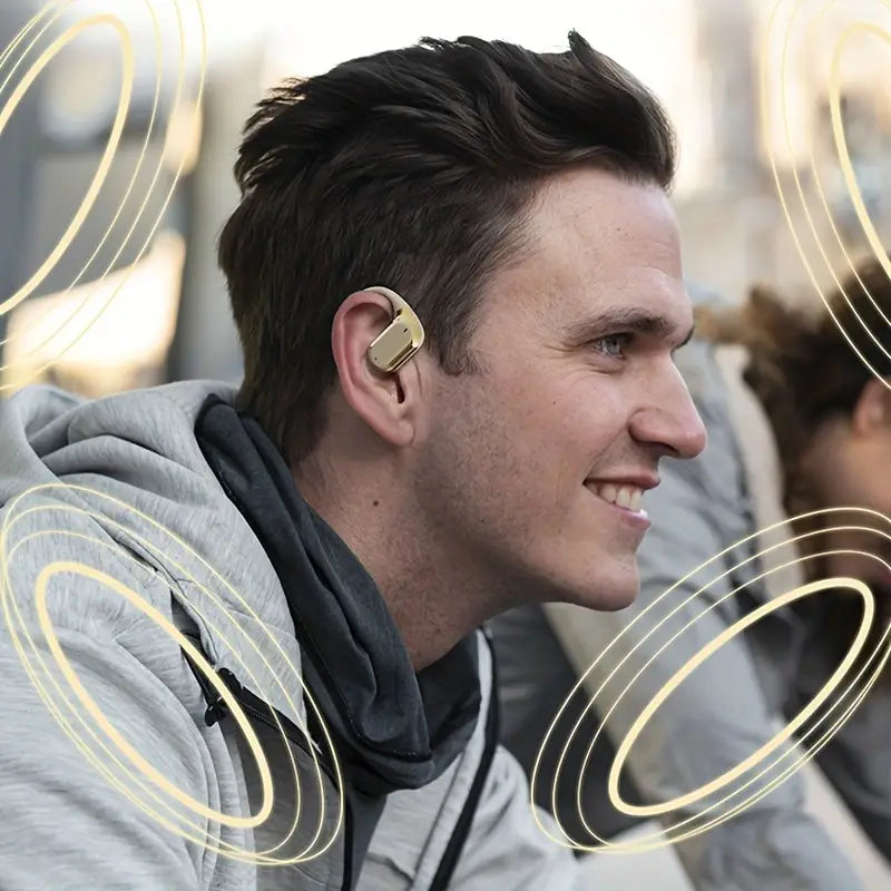 Open Ear Clip Headphones Wireless MUVAYA