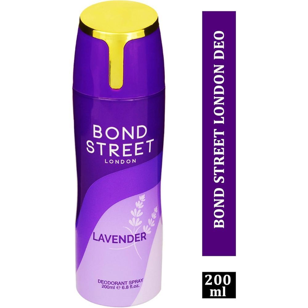 Bond Street London Lavender Deodorant Spray for Women - 200ml Bond Street