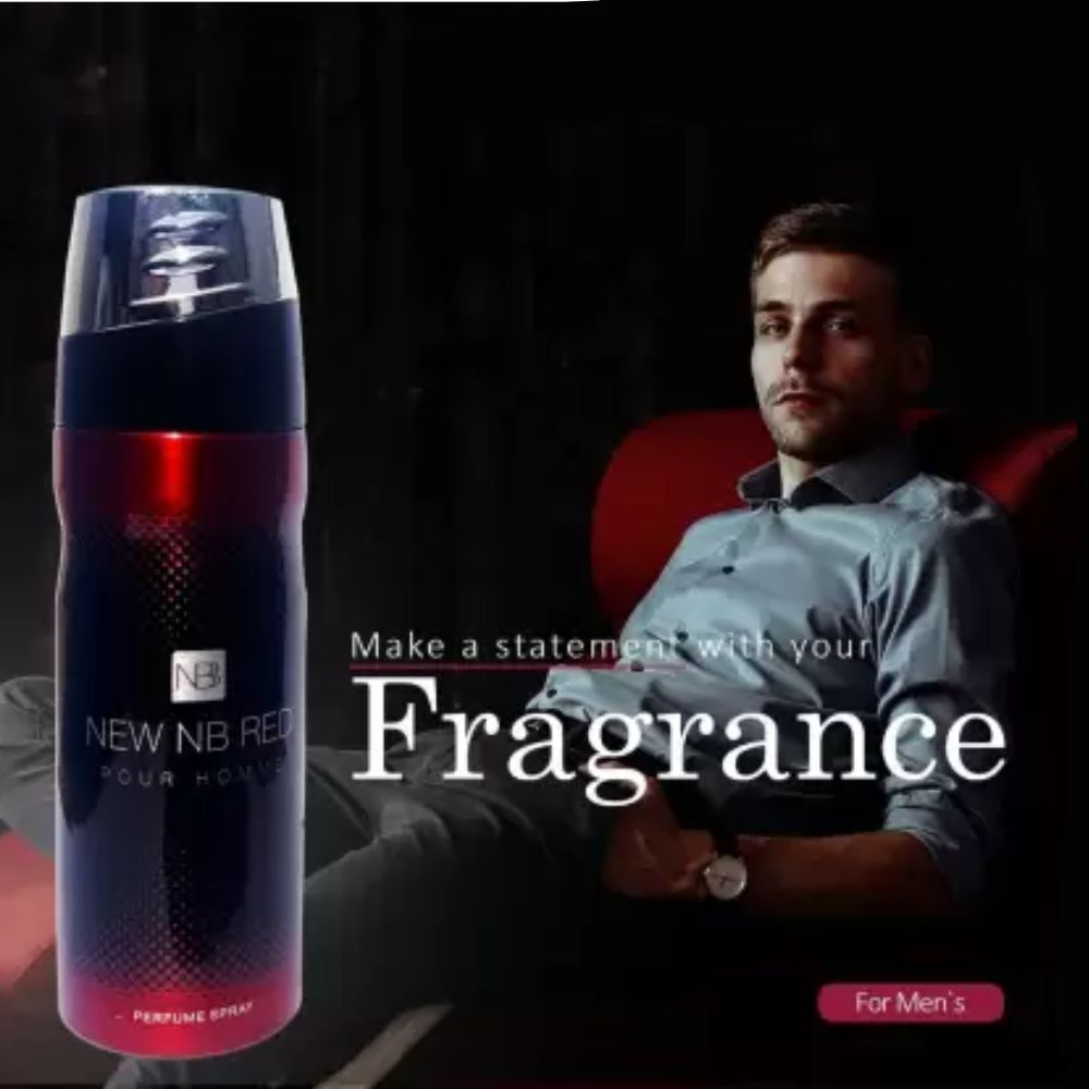 NEW NB Red Perfume Spray for Men – 200ml New NB