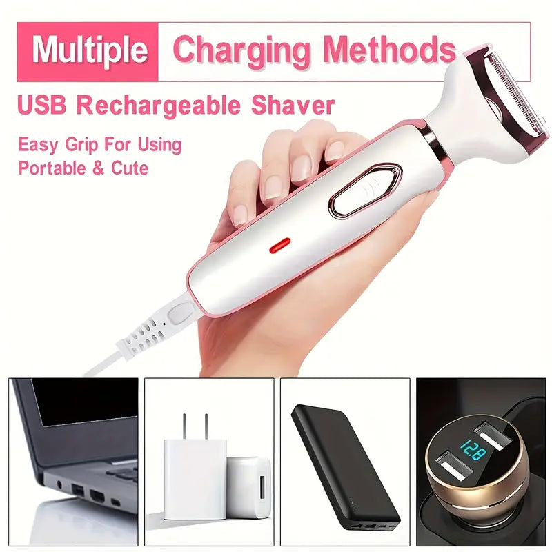 4-in-1 Women's Electric Hair Remover MUVAYA