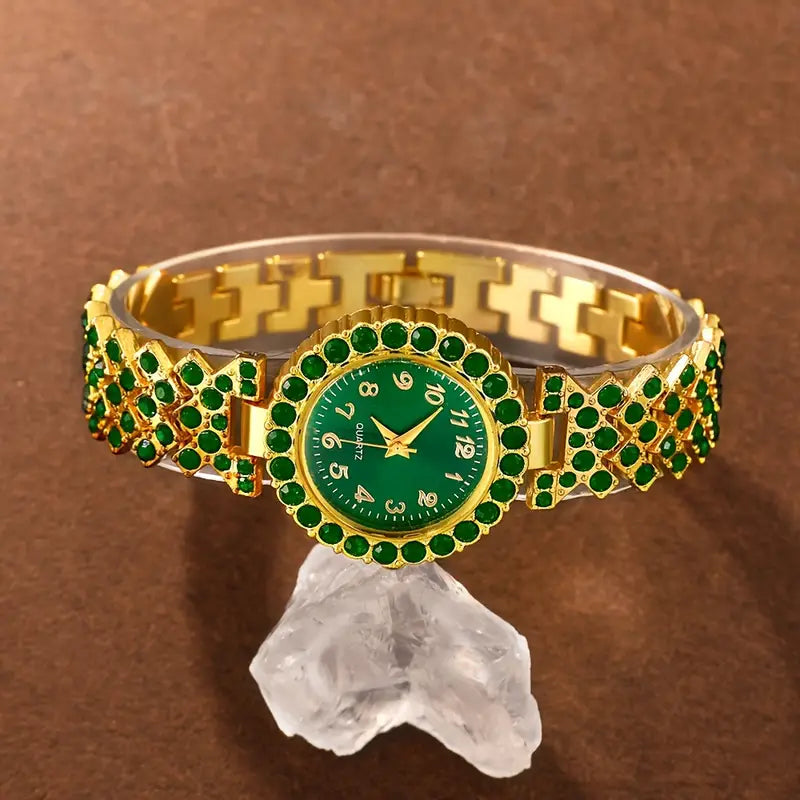 Glamorous 6pcs Women's Quartz Watch Set MUVAYA