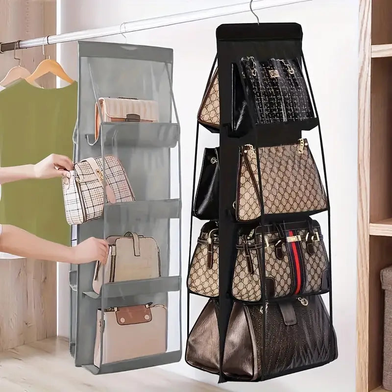 8-Pocket Hanging Handbag Organizer MUVAYA
