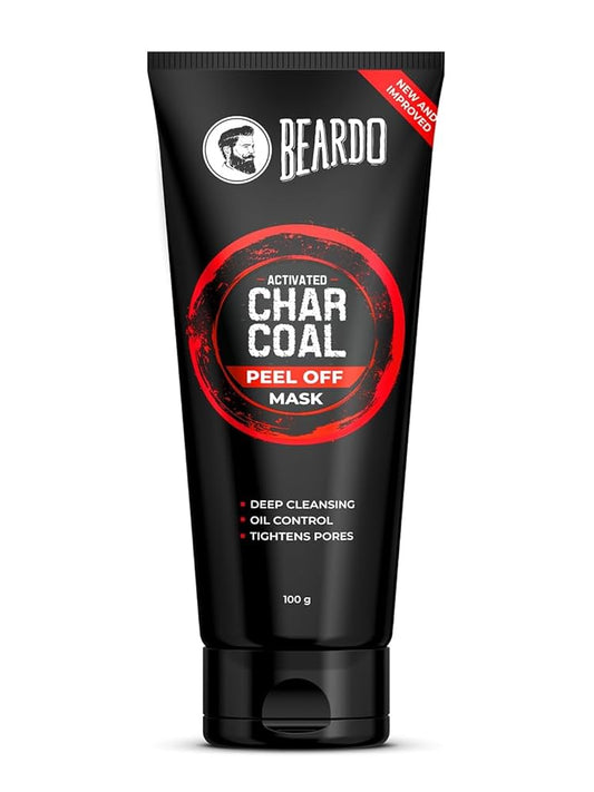 Beardo Charcoal Peel Off Mask MUVAYA
