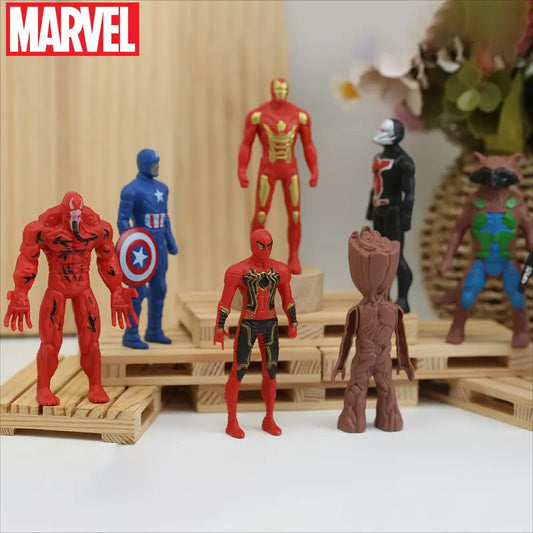 8pcs Marvel Avengers Character Figurines MUVAYA