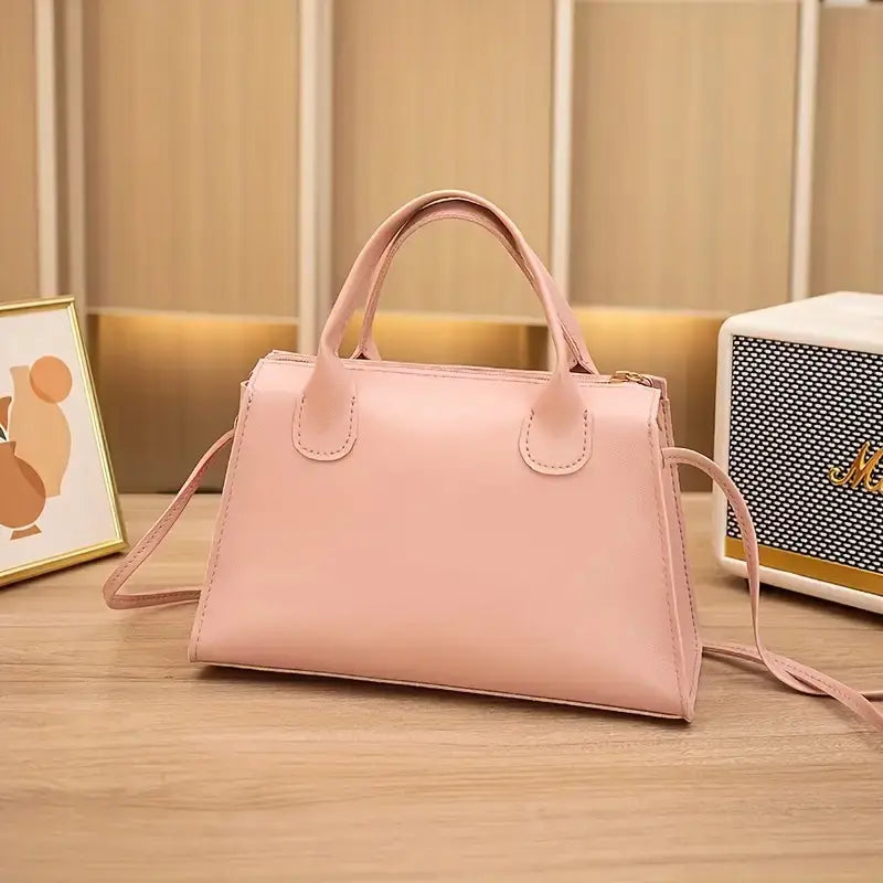 Korean Style Women's Bag - Minimalist Synthetic Handbag MUVAYA