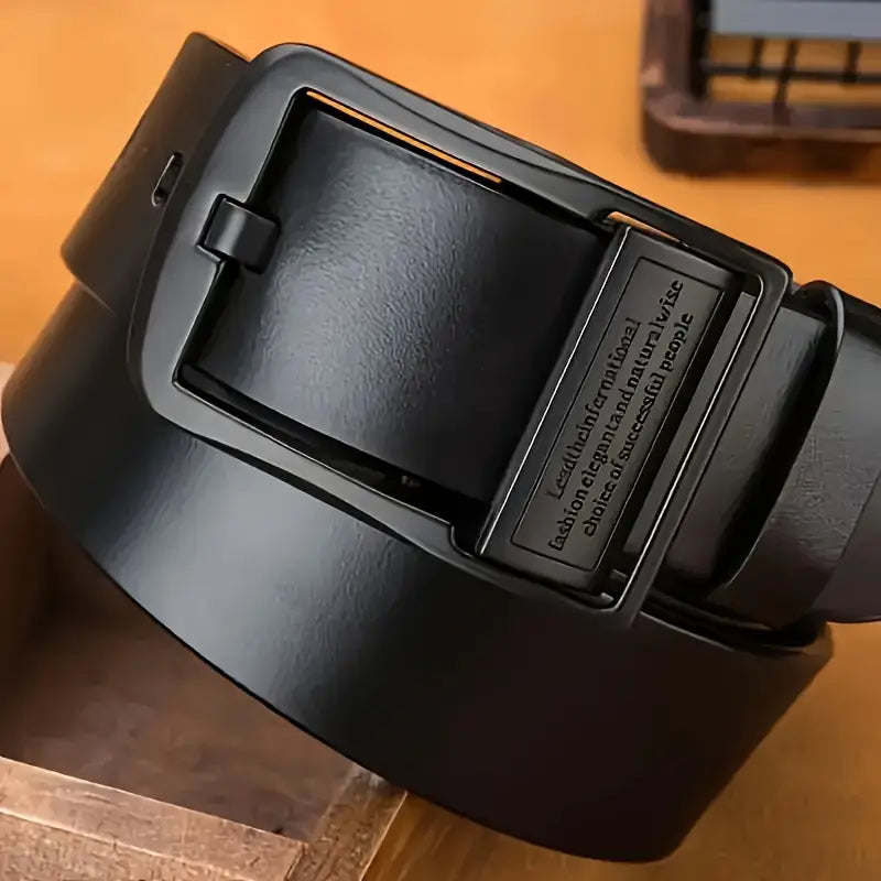 Men's Belt Vintage Pin Buckle Double-Sided Strap MUVAYA