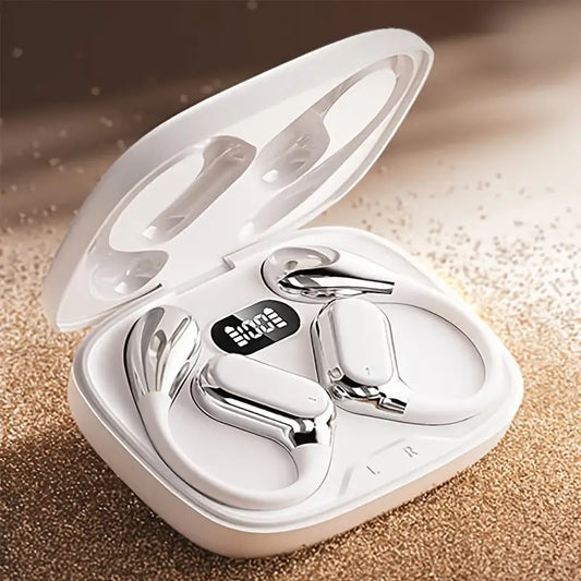 Wireless On-Ear TWS Earbuds with 9D Stereo Sound and HD Calling for Android and iPhone MUVAYA