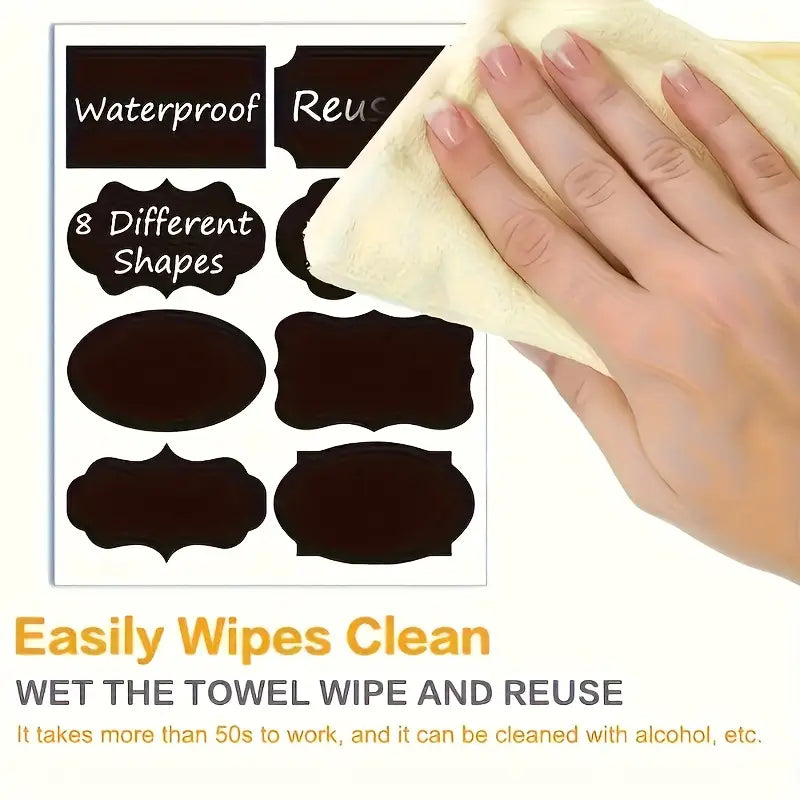 24pcs Kitchen Storage with Labels & Marker MUVAYA