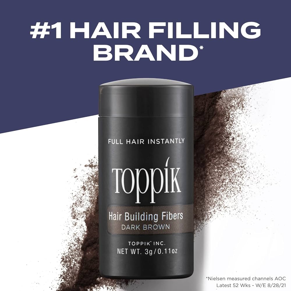 TOPIK Hair Building Fibre Dark Brown MUVAYA