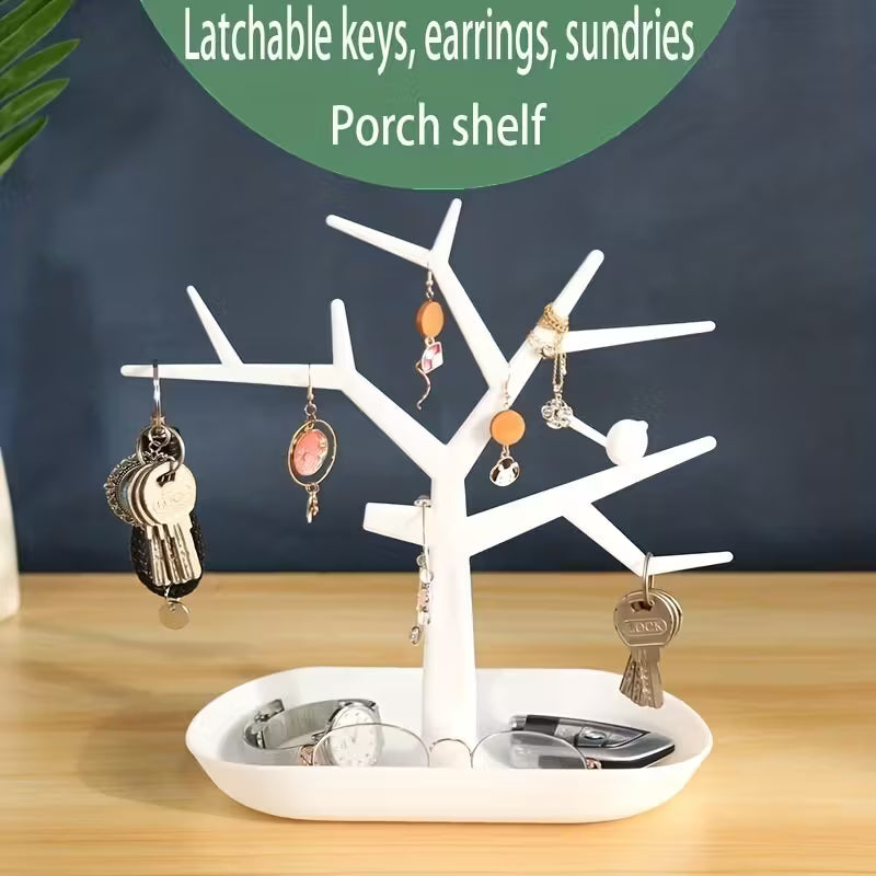 Tree Hanger Creative Key & Jewelry Display Rack MUVAYA