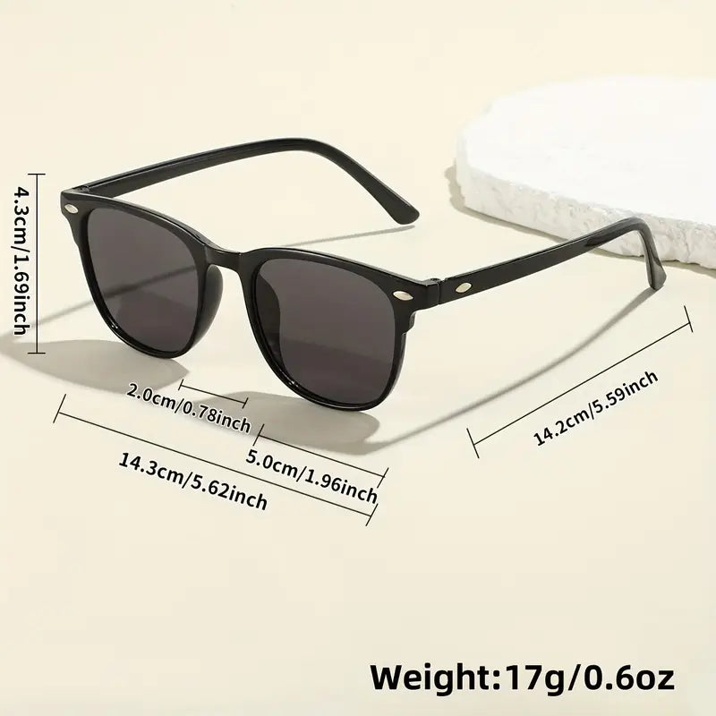 Retro Style Round Frame Fashion Glasses for Men and Women MUVAYA