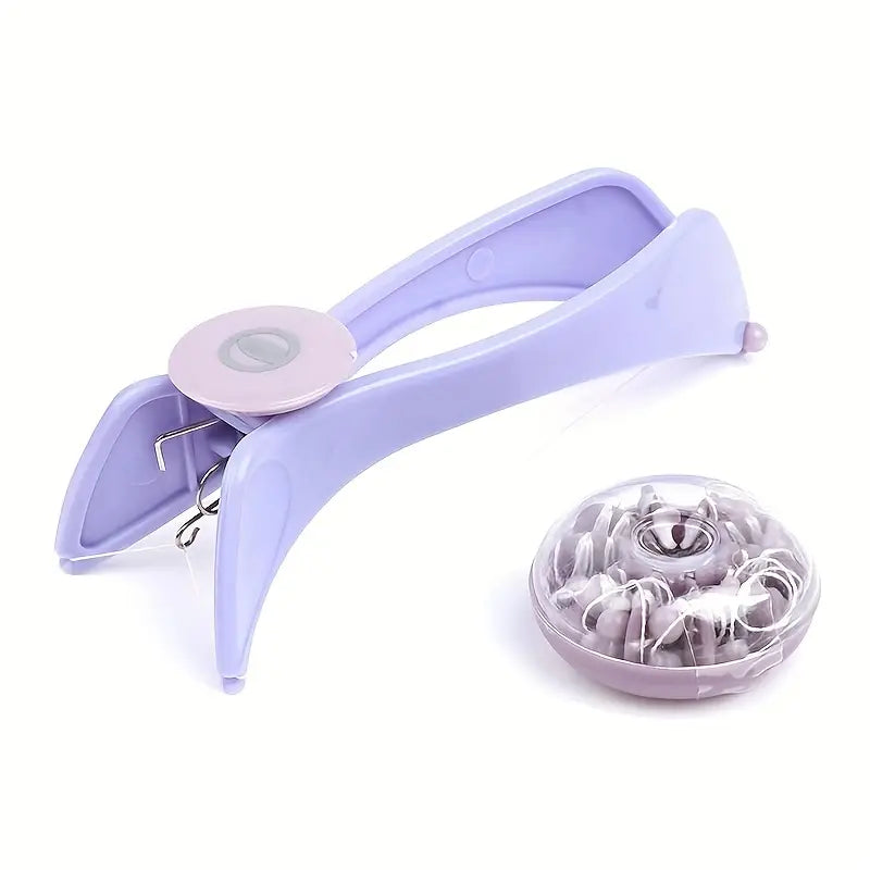 Compact Mini Facial Hair Remover | Spring Thread Epilator MUVAYA