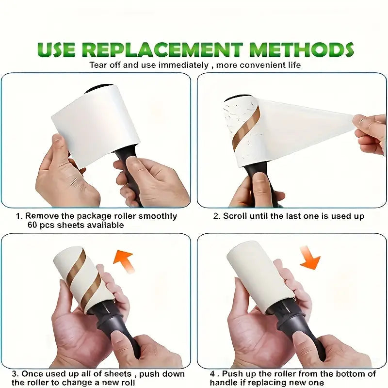 Lint Roller for Pet Hair Removal MUVAYA